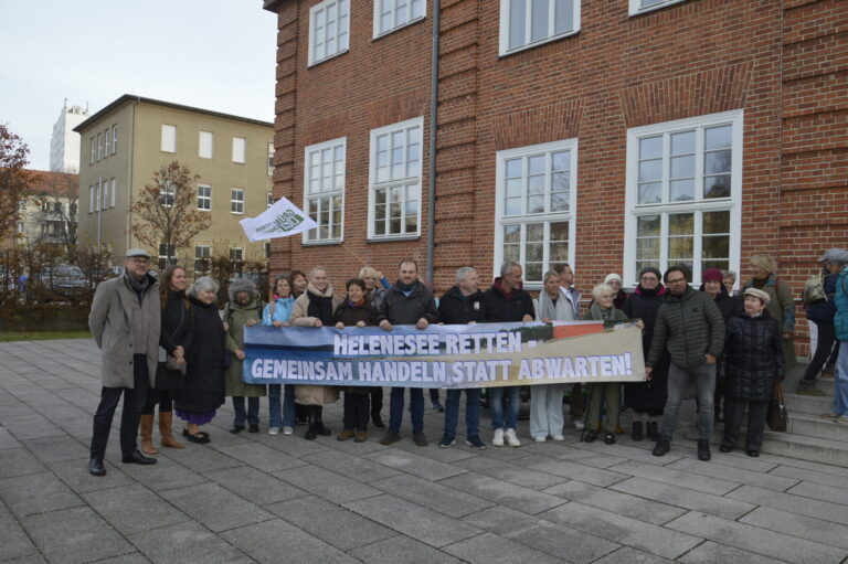 Wir waren für den Helenesee im Braunkohleausschuss!
